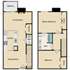 2Bed 1.5 Bath Open Townhome
