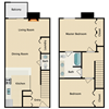 2Bed 1.5 Bath