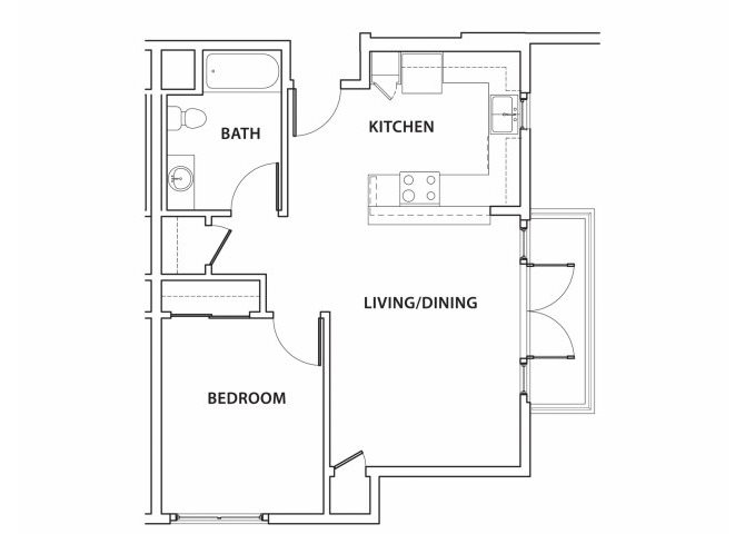 Floorplan 2 Argyle Apartments