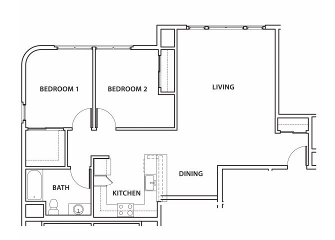 Floorplan 4 Plan 4 Floorplan at Argyle Apartments