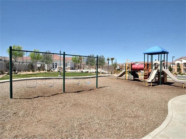 Playground  and Volley Ball l Casa Bella Apartments in Victorville CA