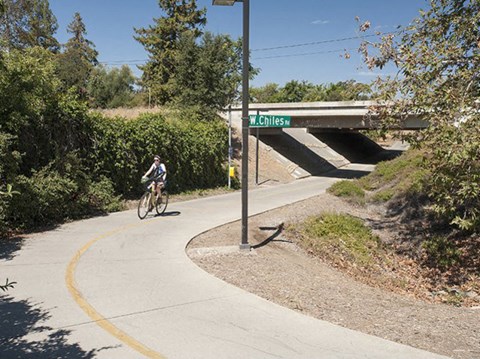 bike trail  l Davinci Apartments 