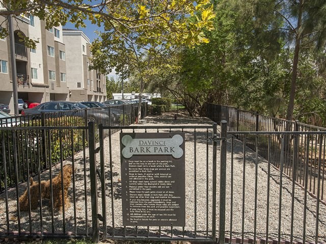 dog park l Davinci Apartments 