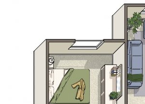 Two Bedroom Floor Plan Apartments in Dublin CA l Dublin Ranch Senior Apartments