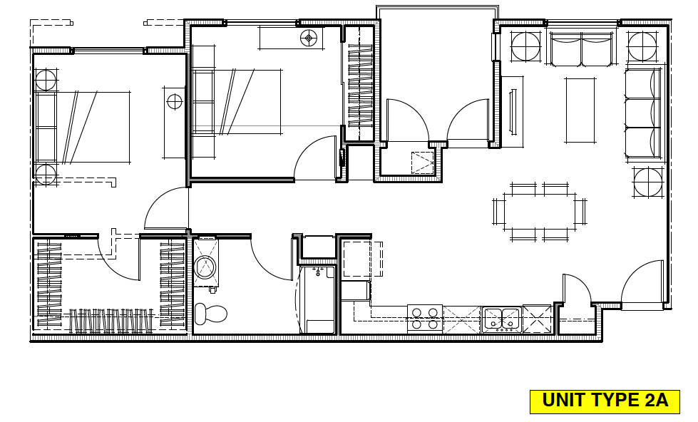 OLIVERA SENIOR APTS | Floor Plan 2x2