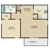 1 bed 1 bath