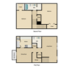 2 bed townhome