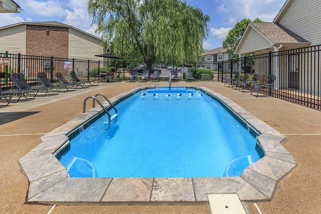 our apartments have a large pool for residents to use