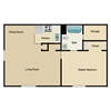 1 bed 1 bath