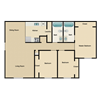 3 bed 2 bath