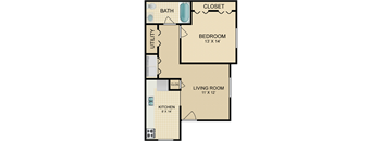 1 Bedroom Ranch