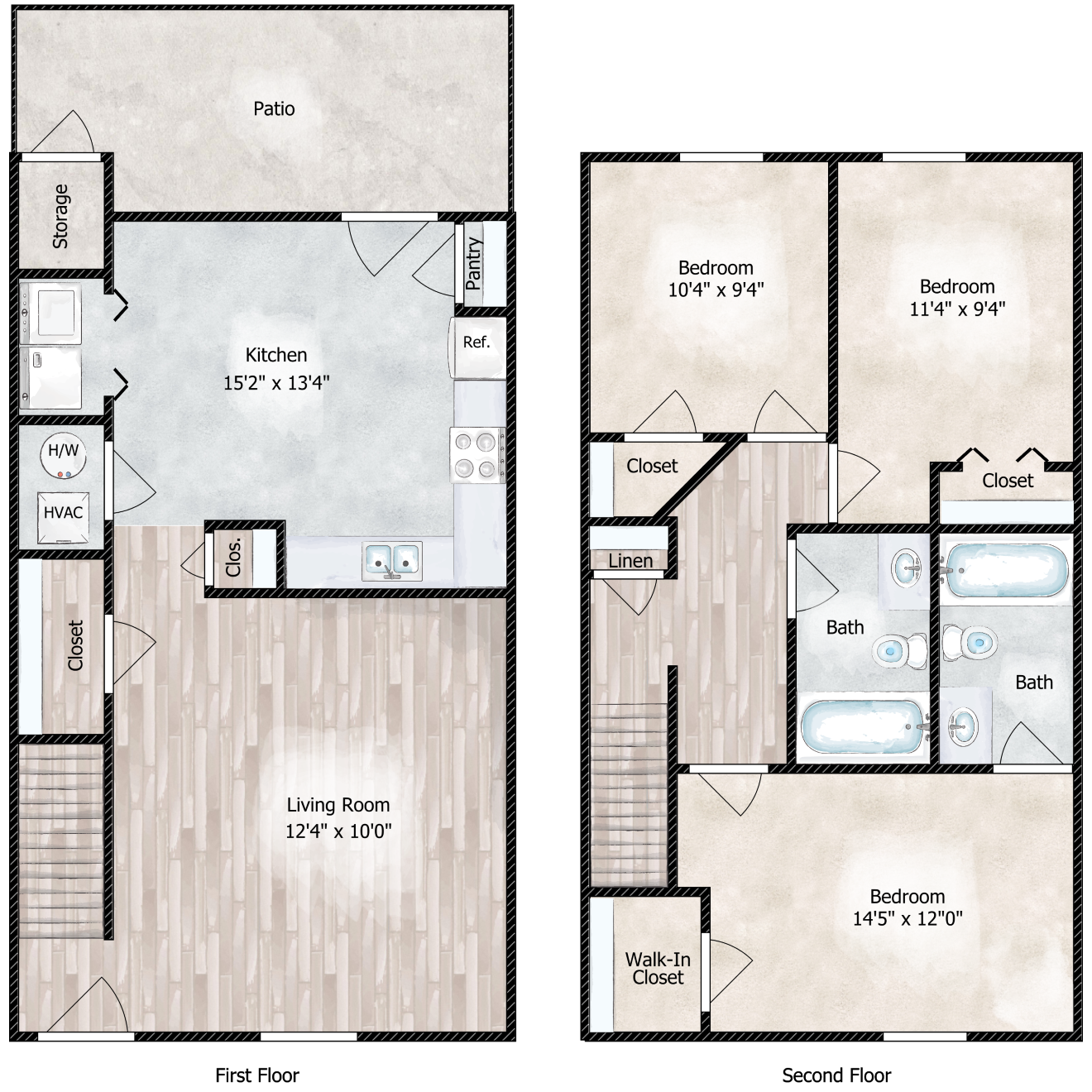 3 Bedroom Townhome