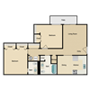 2 bed 1.5 bath