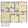 3 bed 2 bath