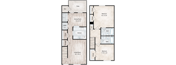 2 Bed 2 Bath A