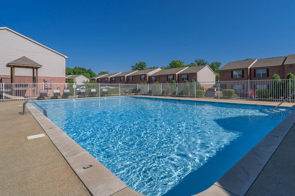 our apartments have a large pool for residents to enjoy