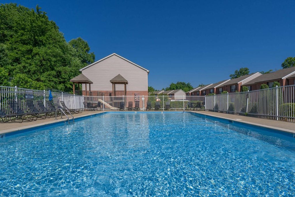our apartments have a large pool for residents to enjoy