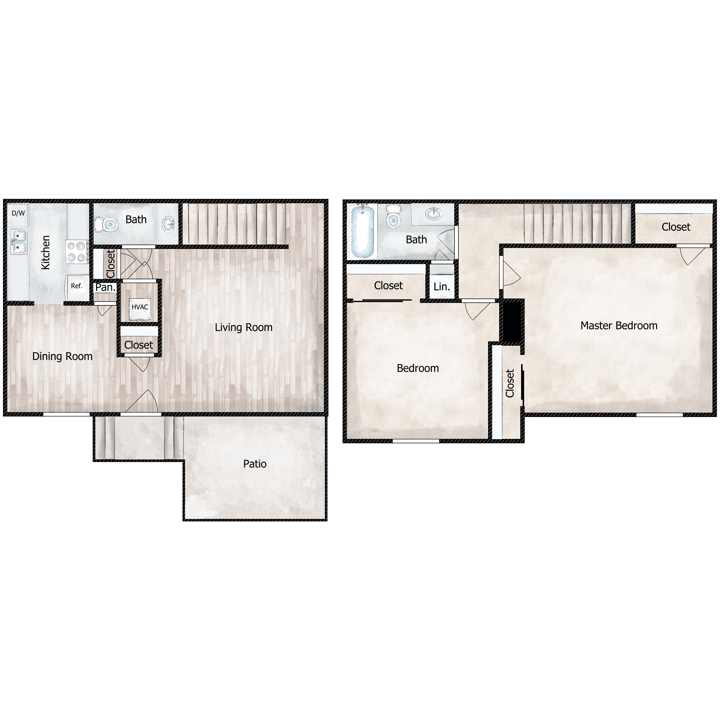 TWO BEDROOM TOWN HOUSE