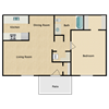 ONE BEDROOM