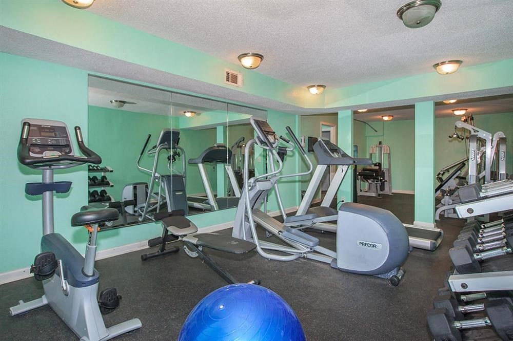 the gym at the apartments for rent
