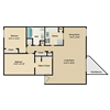TWO BEDROOM ONE BATH