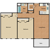 2 BED 1 BATH