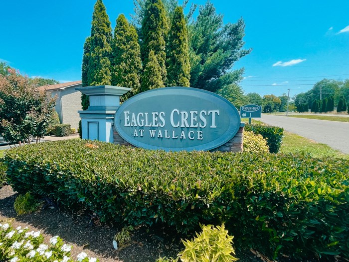 the sign at wallace park