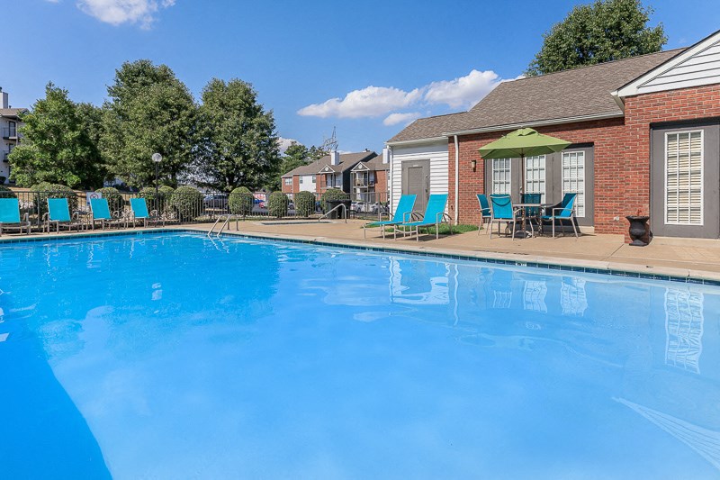 our apartments at the district feature a large resort style pool