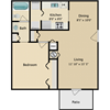 1 BED 1 BATH