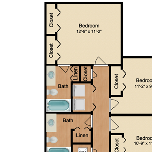 3 Bed 2 Bath
