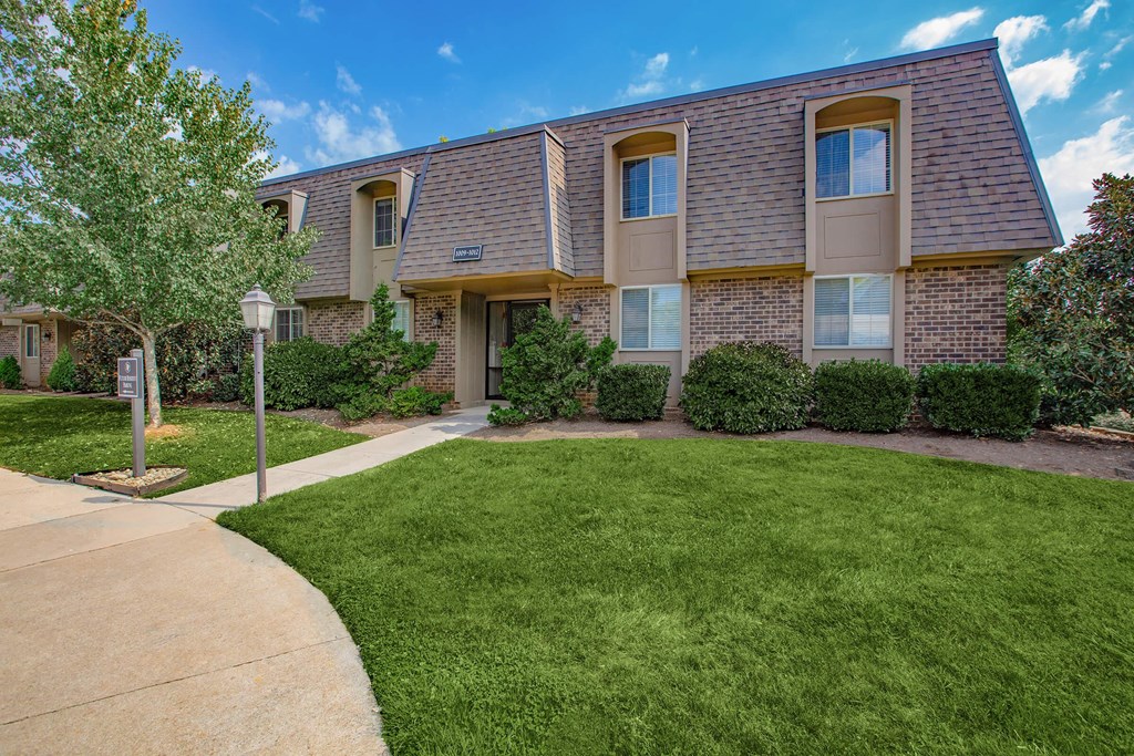 our apartments offer a walkway to the front of our building