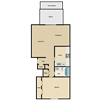 1 BED 1 BATH