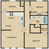 3 BED 1 BATH END