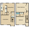 2 BED 1.5 BATH TOWN HOUSE