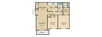 2 BED 2 BATH