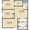 2 BED 1 BATH