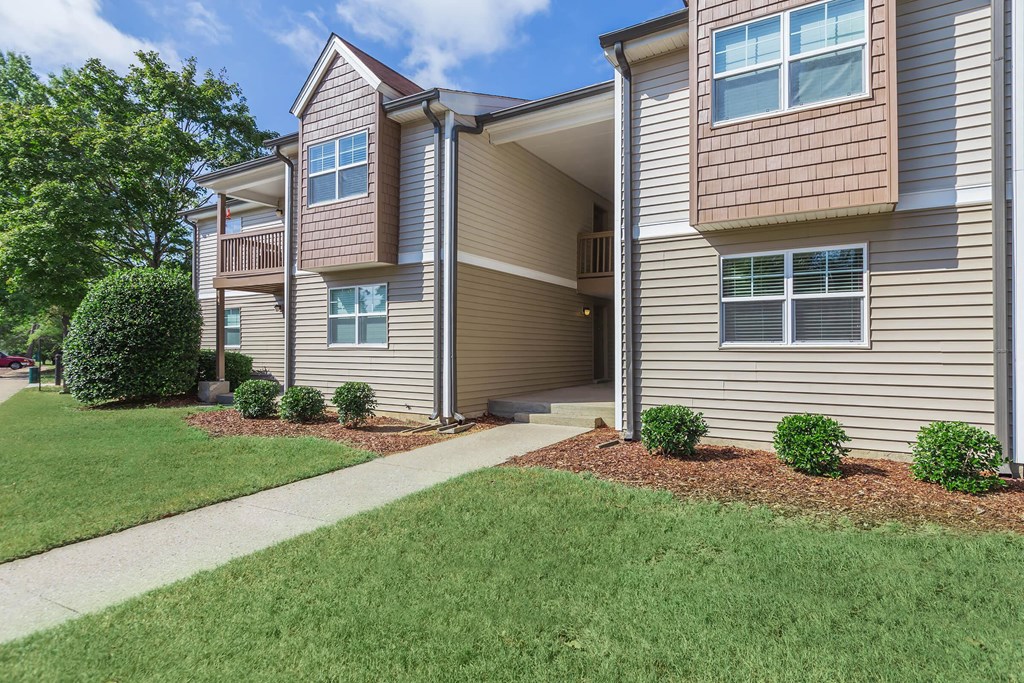 our apartments offer a walkway to the front of the building