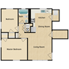 2 BED 1 BATH DELUXE