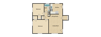 2 BED 1 BATH PREMIUM