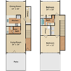 2 BED 1.5 BATH TOWNHOME