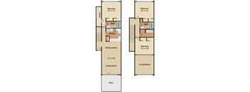 3 BED 2 BATH TOWNHOME