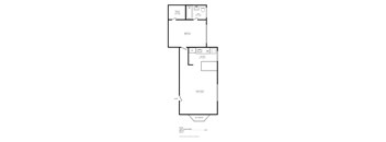 1 bedroom floorplan