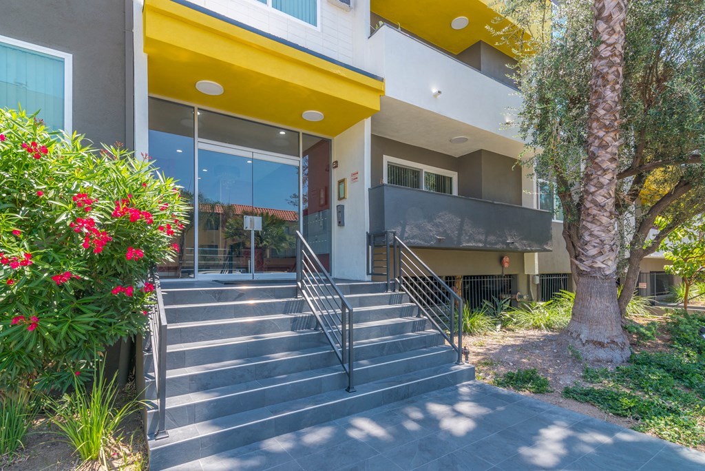 Exterior main building entrance