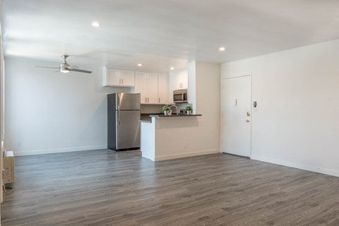 Dining area with kitchen