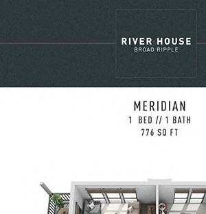 Meridian FloorPlan Meridian FloorPlan at River House, Indianapolis, IN
