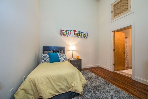 Bedroom in Iron House Apartments in Richmond VA