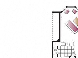 1 Bedroom 1 Bath Bldgs N