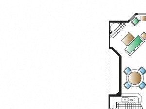 2 Bedroom 2 Bath Bldgs N