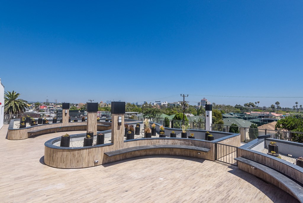 Rooftop Deck with Seating Area