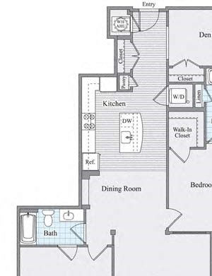 2BR + Den B